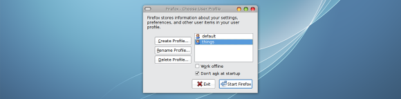 Mozilla Firefox Profile Manager