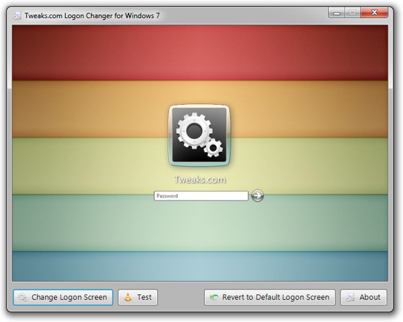 Logon Changer for Windows 7