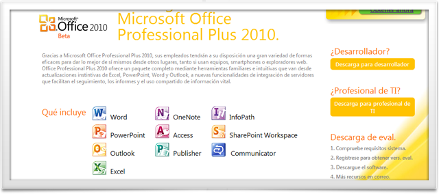 Microsoft Office 2010 beta